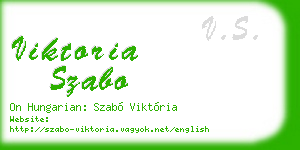 viktoria szabo business card